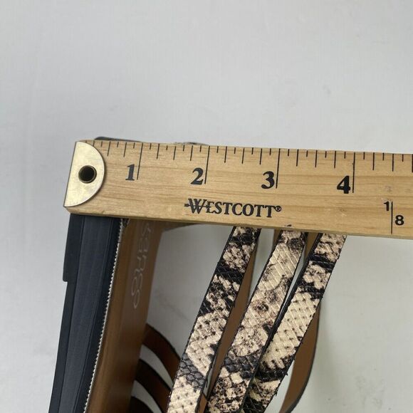 Franco Sarto Gaetana Flat Gladiator Sandals, Natural, 6.5 US / 36.5 EU / Women’s - Picture 14 of 16